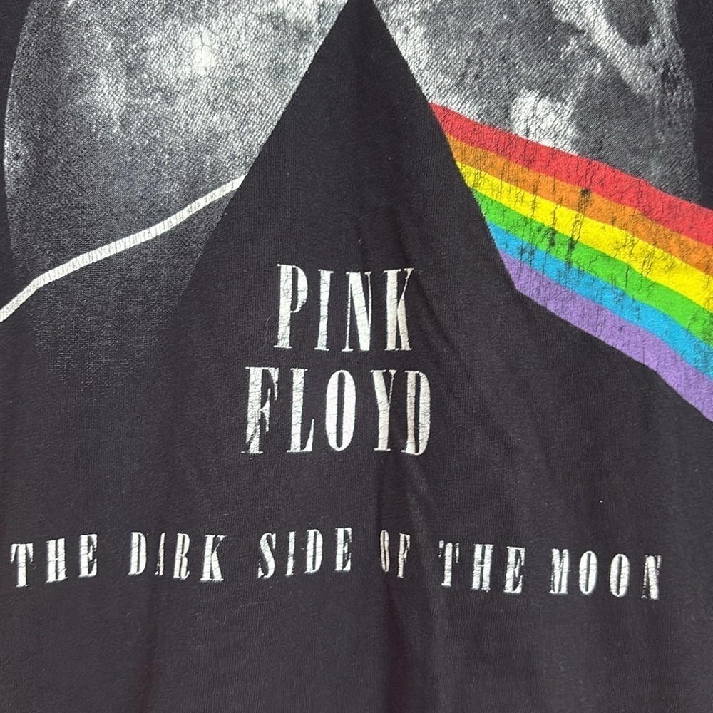 Pink Floyd | Black The Dark Side Of The Moon 100% Cotton Short Sleeve T-Shirt M - Picture 4 of 9